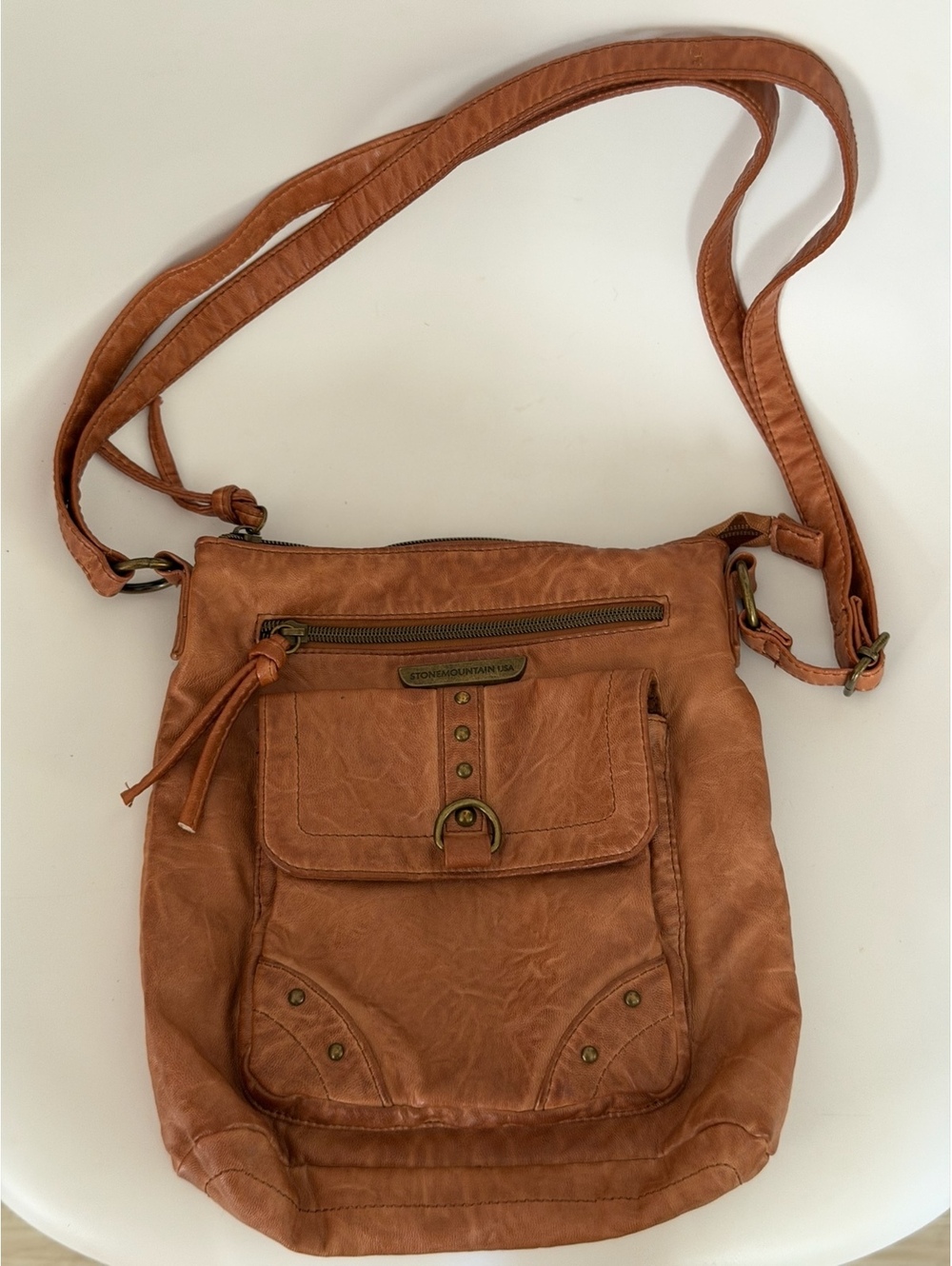 Stone Mountain brown crossbody bag